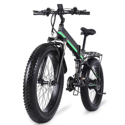 China Aluminum Alloy New Arrival 48v 1000w Full Suspension Electric Mountain Bike Hidden Battery for sale