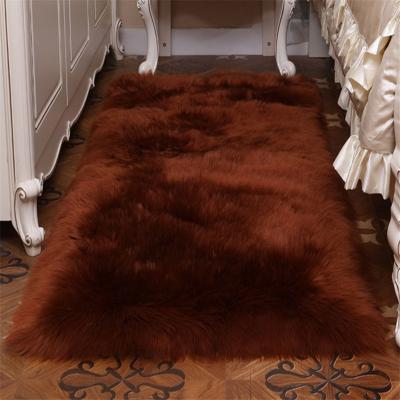 China Brand New Washable Wool Carpet With Great Prices Soft Artificial Sheepskin Blankets Fur Floor Mats Faux Wool Carpets For Living Room Carpet for sale