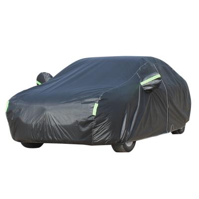 China Water Make 2020 Hot Selling Oxford Car Cover Oxford Car Cover In Resistant High Quality Waterproof Blue Auto Folding Car Cover Full Sale for sale