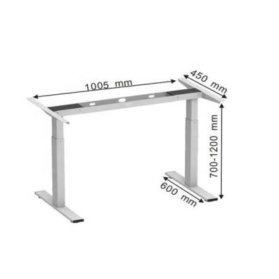 China Most Cost-Effective Electric Height Adjustable PC Standing Desk (Height) Adjustable with Dual Motor and Anti-collision System for sale