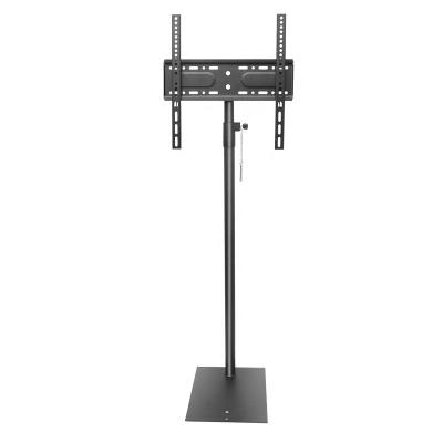 China Large and Adjustable Height Monitor Mount Universal Steel Pedestal TV Stand for 26-55 Inch LED TV Screens for sale