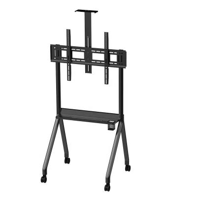 China White Board Steel Movable Interactive Stand Show Tv Floor Stand for sale