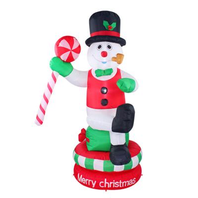 China Christamas Home Decoration 8FT Christmas Inflatable Sand Santa For Yard Decoration for sale