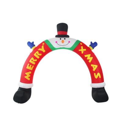 China Christamas Home Decoration Inflatables Christmas Arch LED Light For Yard Decoration for sale