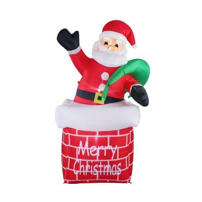 China Christamas Decoration 2020 New Design Inflatable Christmas Fireplace for sale