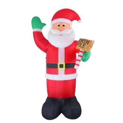 China Outdoor Taffeta Liner Inflatable Santa Claus Christmas 2020 for sale