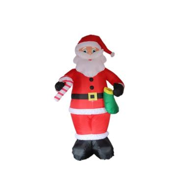 China 2020 Taffeta Liner Inflatable Santa Claus Christmas Yard Ornaments for sale