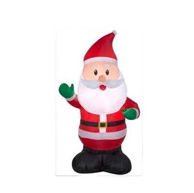 China Taffeta Liner 8FT Santa Claus Inflatable Christmas Decoration for sale