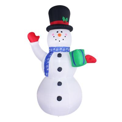 China Christamas Home Decoration 8ft Christmas Inflatable Snowman For Yard Decoration for sale