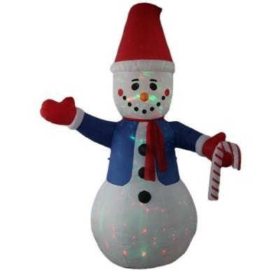 China Chimera Holiday Decorate Christmas Inflatable Standing Snowman For Yard Decoration for sale