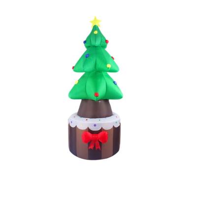 China outdoor /indoor used 9ft inflatable christmas tree for yard decoration for sale