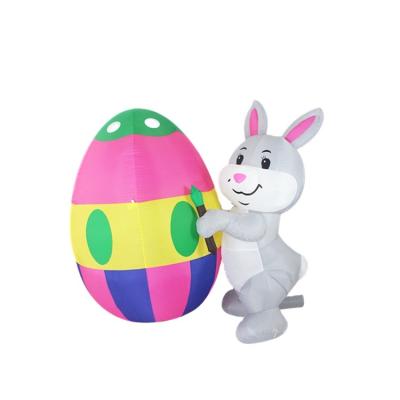 China Inflatable Polyester Easter Egg LED Light Decoration for sale