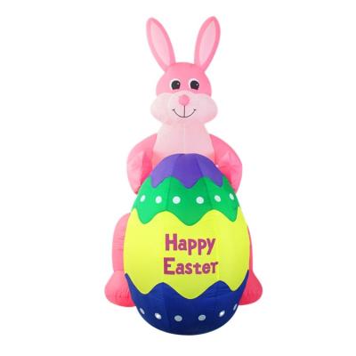 China Terylene 7FT Inflatable Easter Bunny For Holiday Decoration for sale