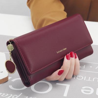 China 2021 New Fashion Multifunctional Ladies Long Grasp Credit Card Storage Bag Wallet for sale