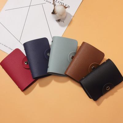 China NATIONAL Brand New Unisex Leather Wallet Factory Wholesale PU Design Multicolor Wallet Credit Card Holder for sale