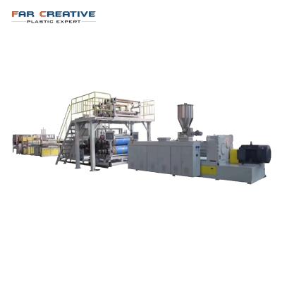 China SPC Sheet Flooring Making Extruder Machine / Production Line for sale