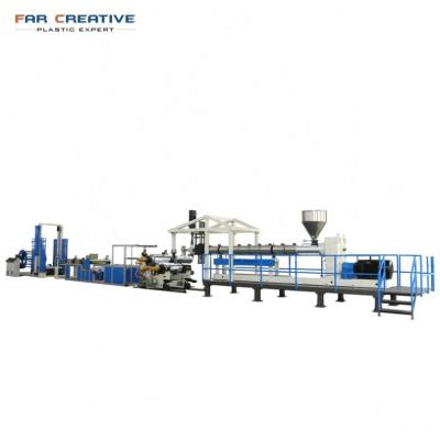 China Multifunctional sheet PLA PET sheet extruder machine for plastic lunch box sheet production line for wholesales for sale