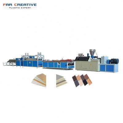 China New Profile Design Plank Panels PVC Laminate Wall Panel Making Machine With Great Price for sale