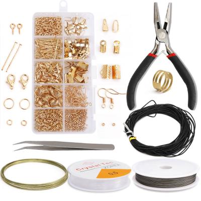 China LIVE4U Iron Accessories Set Jewelry Findings Tools Material Earring Necklace Pliers For DIY Jewelry Making Kit for sale