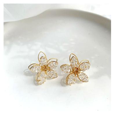 China New 2020 LIVE4U Cute Multi Styles Cheap Korean Handmade Flower Earrings For Women for sale