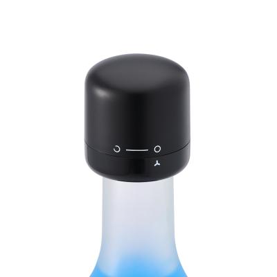 China ABS Low Price Ready To Ship Luxury Vacuum Red Wine Bottle Stopper for sale