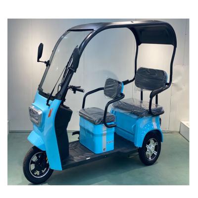 China High Quality Passenger Luxury With Tent Three Wheels Electric Bicycle E-tricycle Scooter Tricycle For Passenger for sale