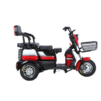 China Brand New 500w Three Wheels Passenger Electric Bicycle E-tricycle Scooter Tricycle For Adults for sale