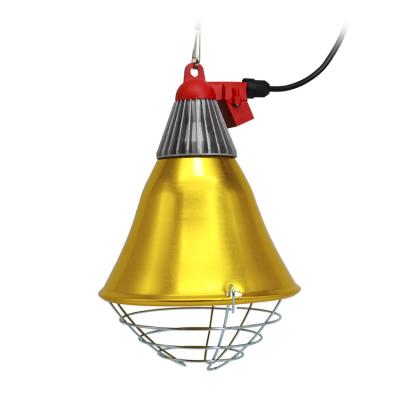 China Heat Insulation Antique Livestock Aluminum Alloy Lampshade Waterproof Infrared Lamp Bulb Cover for sale