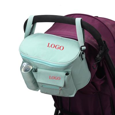 China With Hanging Bottle Holder Baby Diaper Bag Stroller Bag With Bottle Holder For Stroller for sale