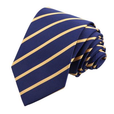 China Fashion 8cm Quality Polyester Ties Men Suit Tuxedo Business Suit Banquet Striped Formal Dinner Male Plaid Gentleman Gift Accessory for sale