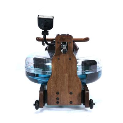 China SEA&PRAIRIE GYM Coach Wood Frame Water Rowing Machine Club Fitness Equipment Solid Wood Eco-Friendly Home Portable Rower for sale