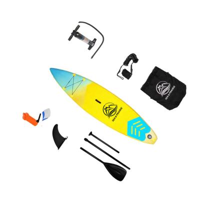 China SEA&PRAIRIE OEM eco-friendly high quality PVC stand up inflatable surf isup paddle boards surfboard soft top paddle board with fins for sale