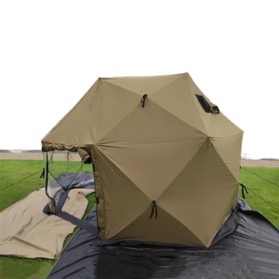 China SEA&PRAIRIE DOME TOURING GUEST ROOM BED AND BREAKFAST round dome tent stay nylon+PVC dome tent home stay breathable clean camping glamping starry room for sale