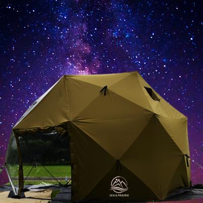 China Breathable World Cup Tent QATAR PRAIRIE SEA PVC Stargazing Hostel Villa Geometry Transparent Movable Sunroom In Resort Love Hotel Tent for sale