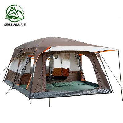 China SEA&PRAIRIE Breathable Cartoon Portable Rain High Cube Anti Pop Up Aunty Tent Cheap Bell Fans Camping Tent for sale