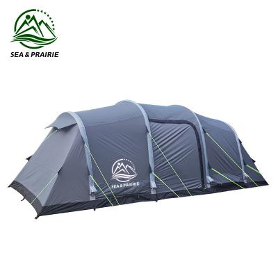 China Breathable high quality SEA&PRAIRIE family team tent glamping tent manufacturer 6 person air bivvy pole tent high quality inflatable camping tent for sale