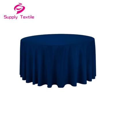 China Elegant Oilproof Polyester Wedding Tablecloth , Beautiful Table Skirt Decoration for sale