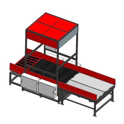 China Warehouse Senad parcel dws system singulating sorter for sale