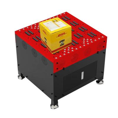 China Package Logistics Wheel Box Cardboard DHL Sorter For E-commerce Courier Express Warehouse for sale