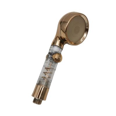 China Without Switch Turbo Switch Minger Small Size Flower Sprinkler Head One Button Stop Shower Water Heater Shower Head for sale