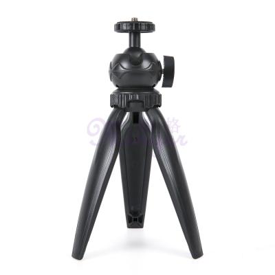 China Dropshipping PORTABLE Black 20cm Plastic Portable Tripod Mount with 360 Degree Ball Head for Smartphones DSLR Cameras Spotlight for sale