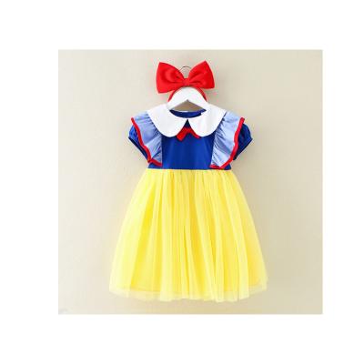 China Dance Stage Performance Factory Supply Red Color Snow White Dress for sale