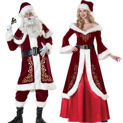 China Wholesale High Quality Adult Dance Stage Performance Red Color Christmas Character Costume for sale