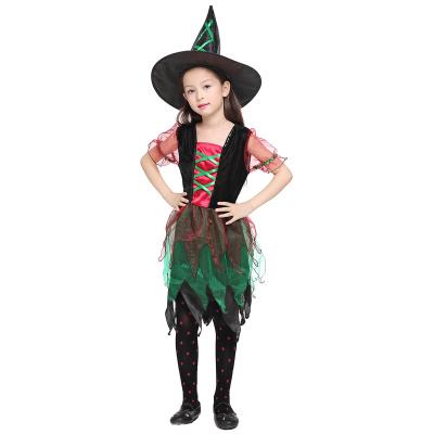 China Purple gauze witch show Halloween costume children cosplay clothes wholesale dance stage performance Halloween costume suppliers for sale