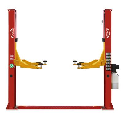 China For Low Ceiling Garages 4000kgs Single Base Plate Two Release Post Car Lift for sale