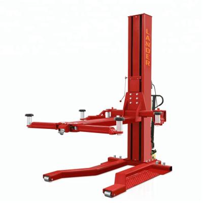 China For Parking Manual Release Portable Single Post Car Lift for sale