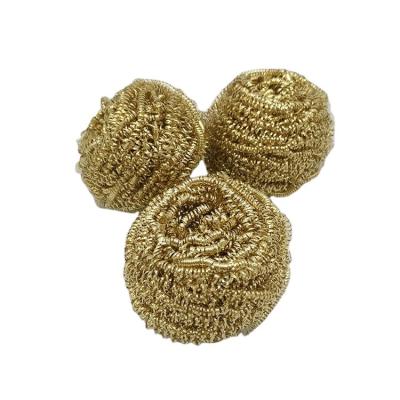 China Sustainable Hot Selling Necessity Pure Pure Copper Wire Scourer Clean Ball for sale