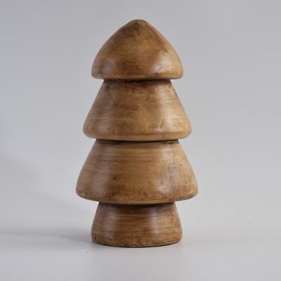 China 100% Handmade Wooden Christmas Tree Wooden Christmas Trees For Indoor Christmas Decoration for sale