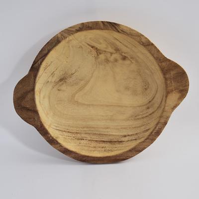 China 100% handmade hot selling wooden paulownia dishes / fruit dish for sale