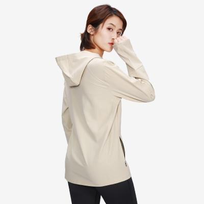 China Wholesale Customized Manufacturer Logo Antibacterial Sportswear Women's Jogging Hoodie Women's Fitness Jacket Tops for sale